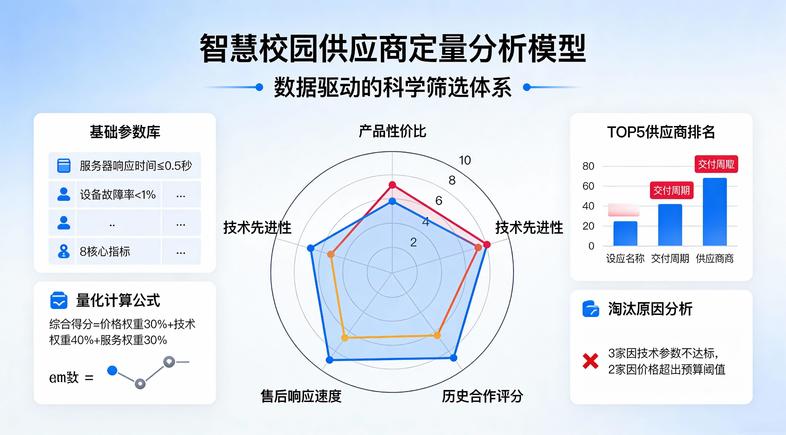 定量分析篩選供應商