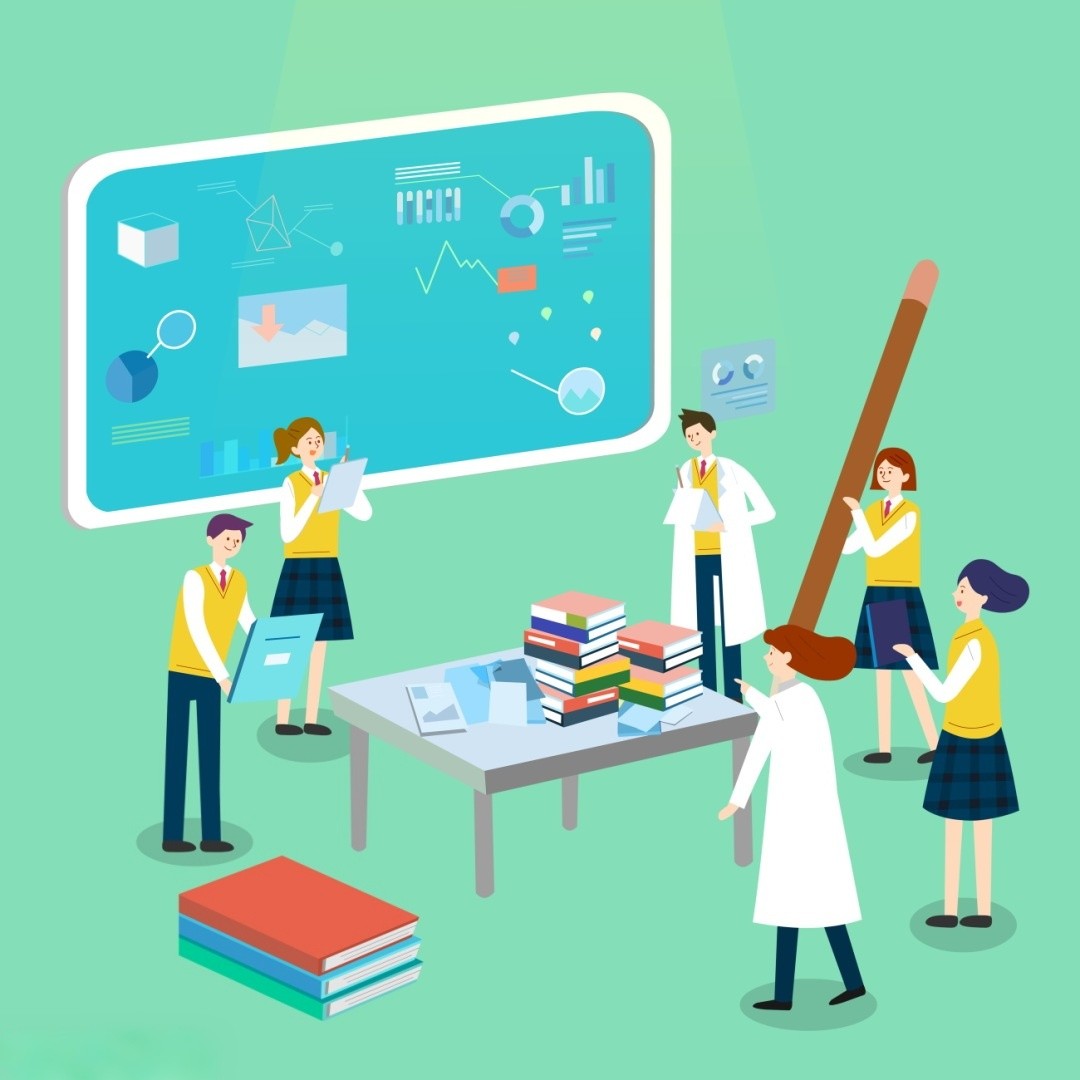 科技感校園服務(wù)插圖