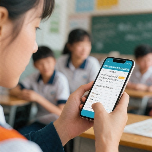 輔導員通過(guò)手機應用查看學(xué)生出勤情況