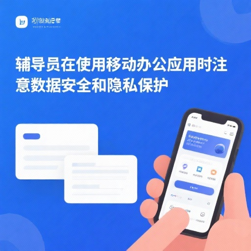 輔導員在使用移動(dòng)辦公應用時(shí)注意數據安全和隱私保護