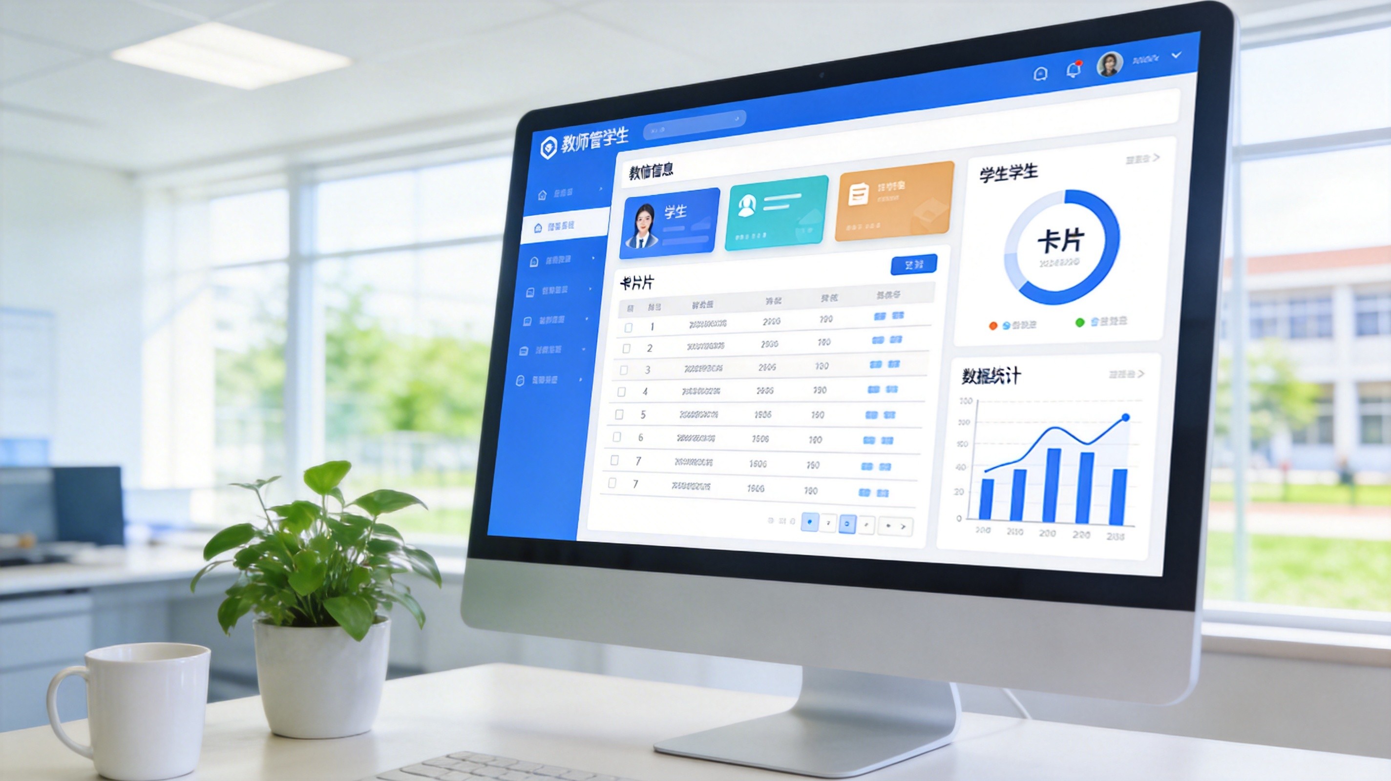 智慧校園管理系統界面